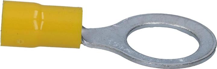 Actual product image Kalitec 50 pieces Cembre GF-M10 ring cable lug insulated M10 yellow 4-6 mm² I Industrial quality