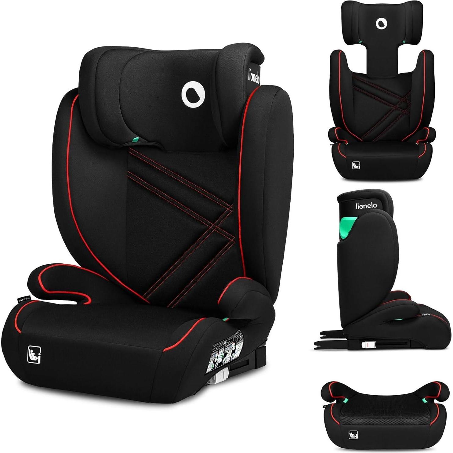 Lionelo Hugo (Kindersitz, Kindersitzerhöhung) (LO-HUGO I-SIZE BLACK CARBON)