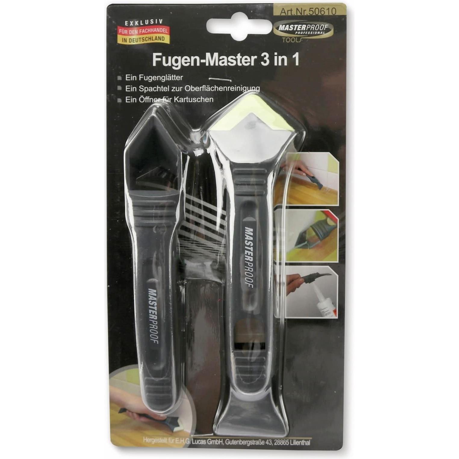 Thumbnail - Masterproof, Gartenhandwerkzeug, Fugen Entferner und Fugen Glätter-Set 3 in 1