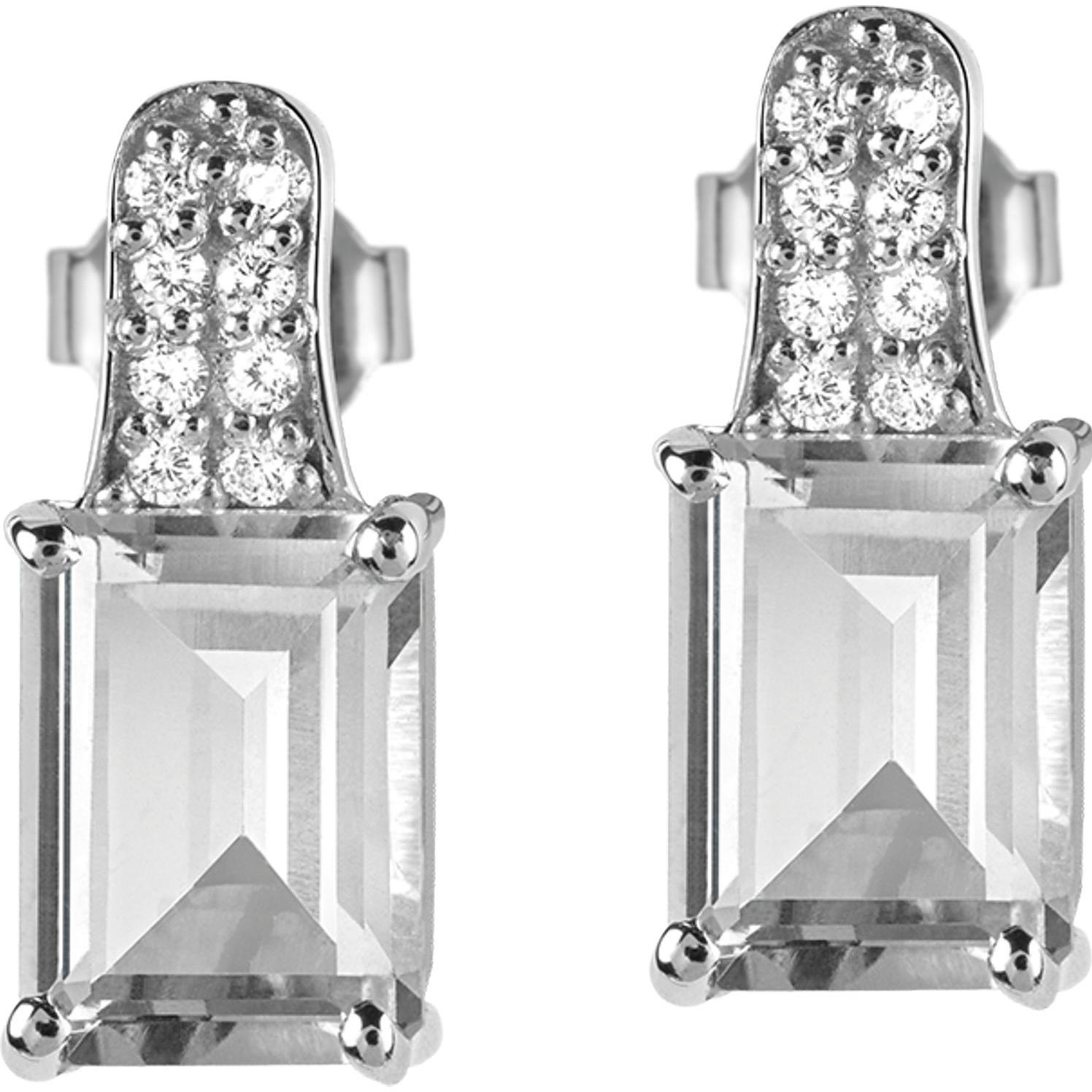 Jacques Lemans, Ohrringe, Ohrstecker, (925er Silber)