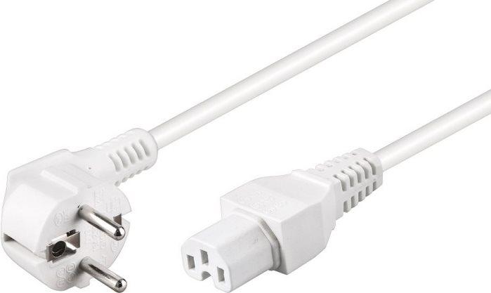 Produktbild Goobay Warmgeräte Anschlusskabel, 2 m, Weiss, Weiss (2 m)