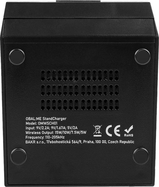 Actual product image iLike Cables and wires - OBAL:ME StandCharger Wireless Charging Stand 15W Black (15 W)
