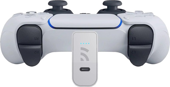 Image du produit Remotto Power Bank pour manette PlayStation PS5 avec indicateur de charge LED (3000mAh) - Blanc (PS5)
