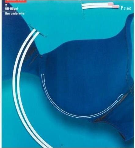Produktbild Prym BH-Bügel Gr. F (110) weiss