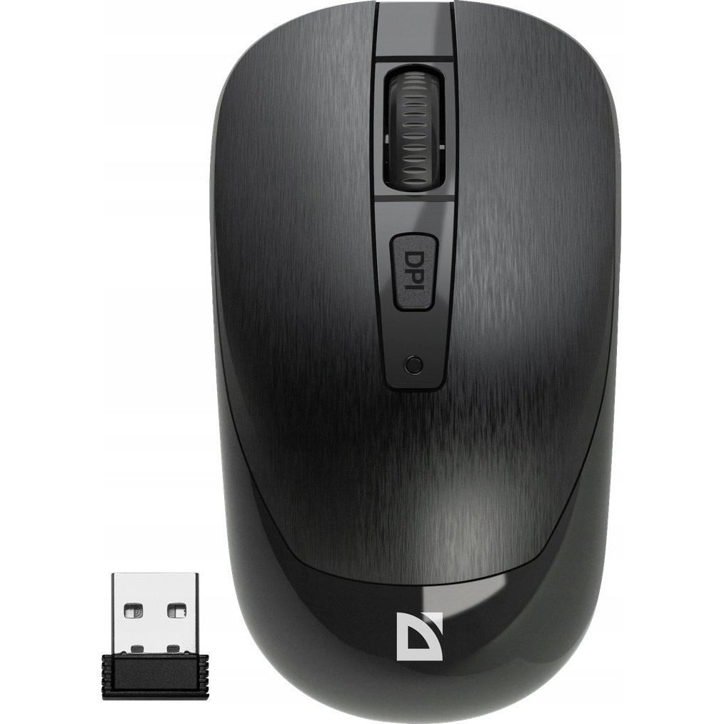 Defender Mouse cordless WAVE MM-995, nero, 1600DPI, Mouse, Nero