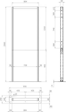 Produktbild Hagor Floormount OM55N-D