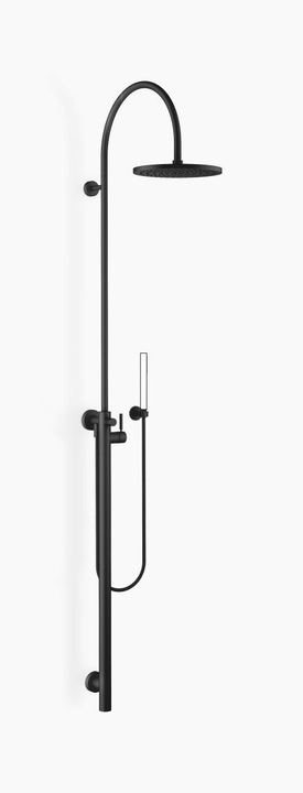 Actual product image Dornbracht shower stele with shower single-lever mixer, projection standing shower 450 mm, overhead