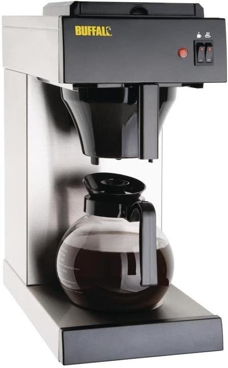 Buffalo Filterkaffeemaschine mit manueller Befüllung und separater Kochplatte