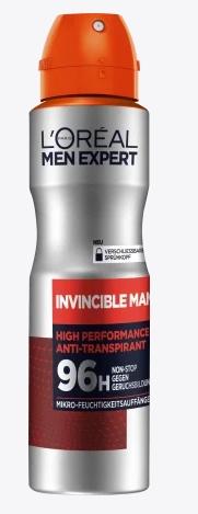 Produktbild L'Oréal Paris L’Oreal -Männer, Experteninvincible, Deodorant, 150 m (Spray, 150 ml)