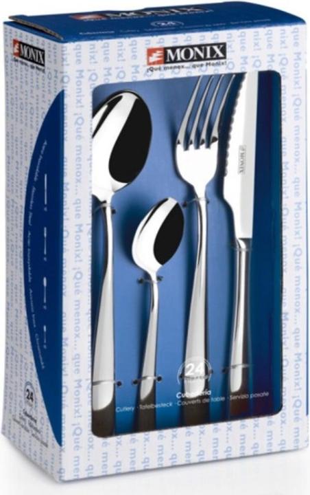 Produktbild Monix Besteck M190974 Grau 18/10 (24 Stk., Besteck Set)