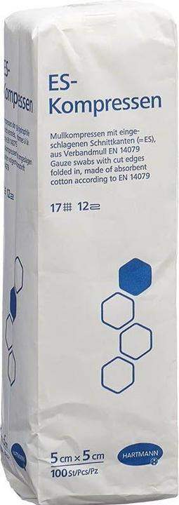 Actual product image Hartmann ES-Kompressen 12fach 5x5cm