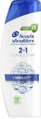Produktbild Head & Shoulders Classic Clean 2in1 Shampoo - Antidandruff 2 in 1, 400 ml (400 ml, Flüssiges Shampoo)