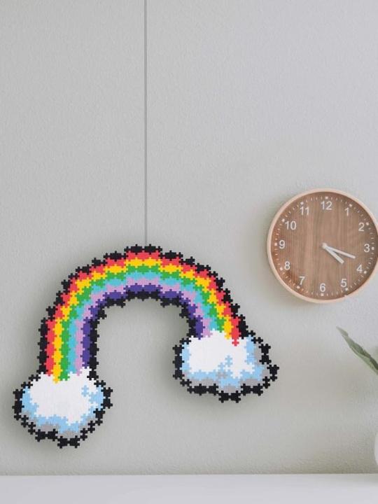 Actual product image Plus-Plus Creative building blocks puzzle rainbow (500 pieces)