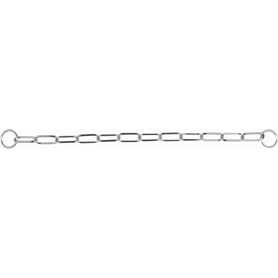 Trixie 2150, Hund, Kettenhalsband, Chrom, Metall, Monochromatisch, Gross (L, Hund), Halsband + Leine