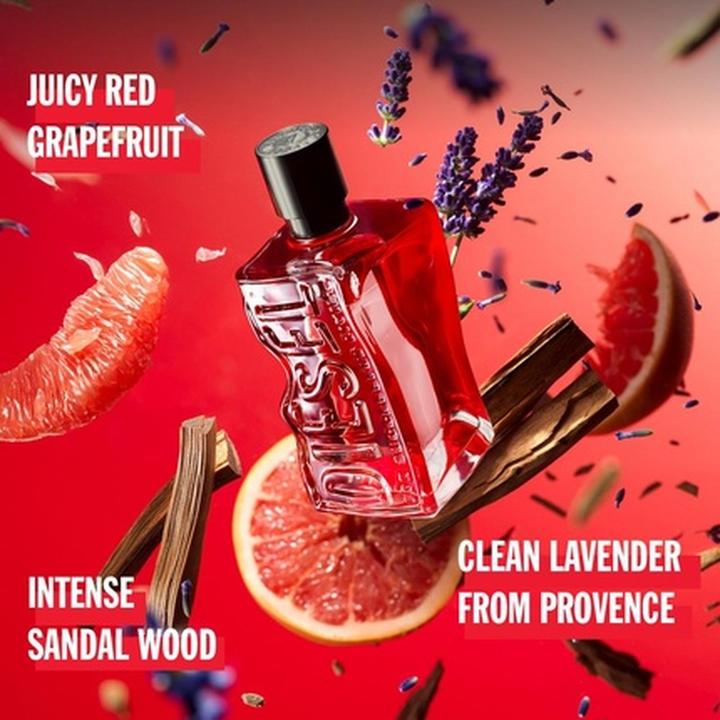 Actual product image Diesel D by Red Eau de Parfum (Eau de parfum, 50 ml)