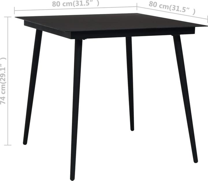 Produktbild vidaXL Garten Essgruppe