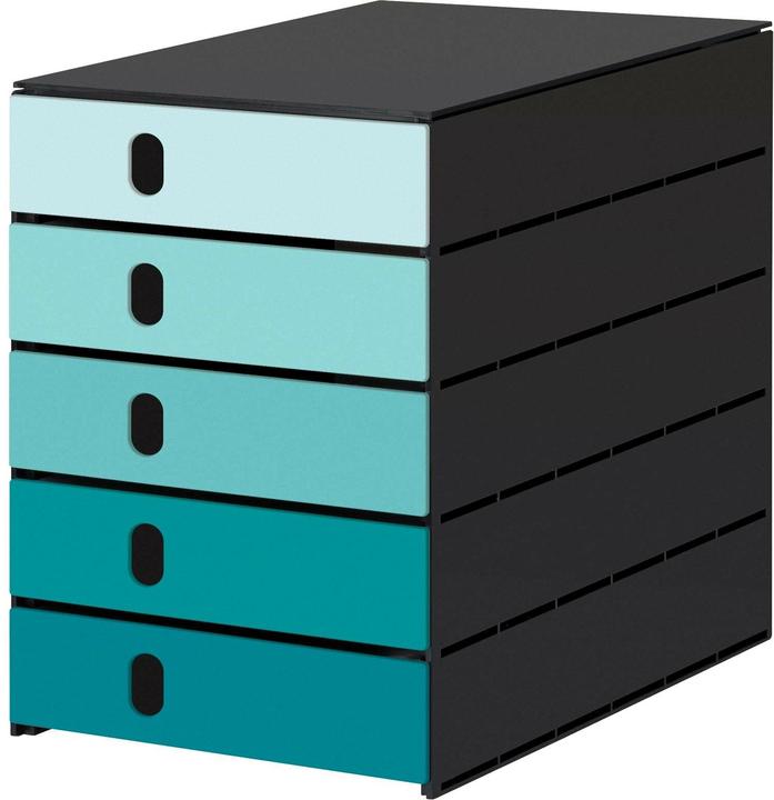 Aqua blue, Black, Blue