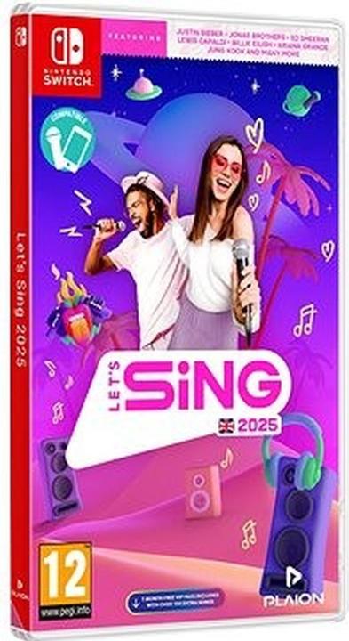 Actual product image Plaion Let's Sing 2025 International Version (Switch, EN)
