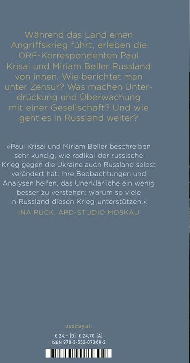 Produktbild Russland von innen (Deutsch, Miriam Beller, Paul Krisai, 2023)