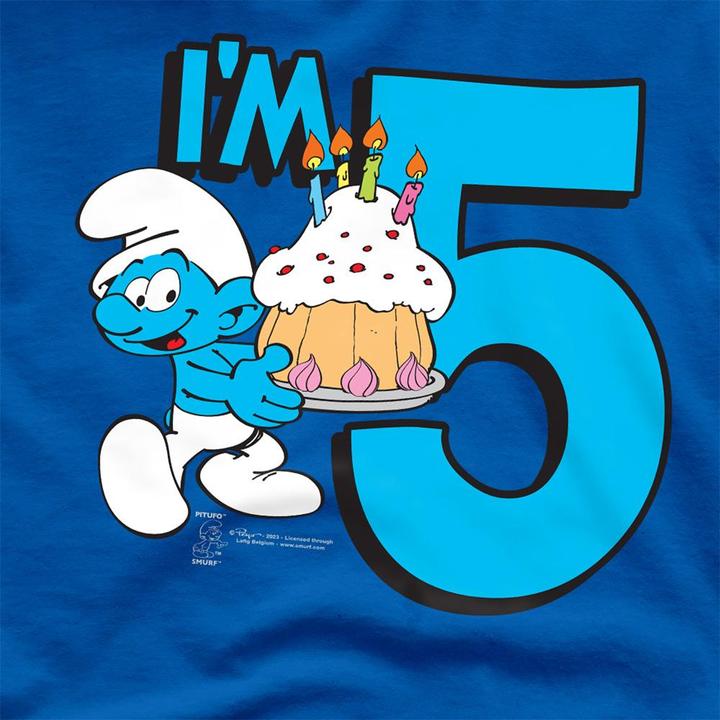 Produktbild The Smurfs I'm 5 TShirt (S)