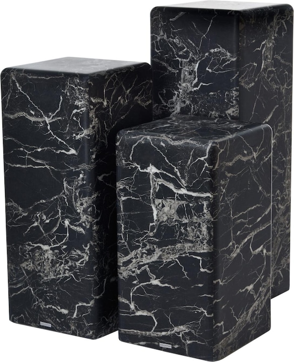 Actual product image Pols Potten Pillar L 91.4cm - Black Marble