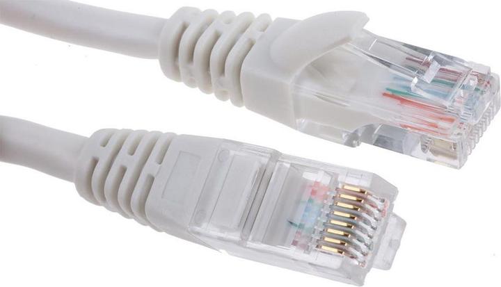 Produktbild RS PRO Patchkabel Kat.5e UTP 2m weiß (UTP, CAT5e, 2 m)