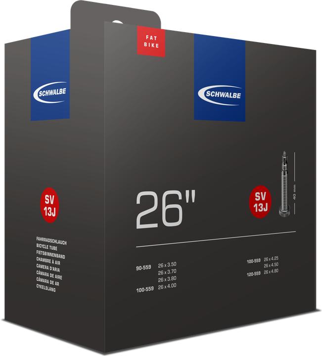 Produktbild Schwalbe No.13J Fatbike Schlauch 26" (Presta (SV), 26", 40 mm)