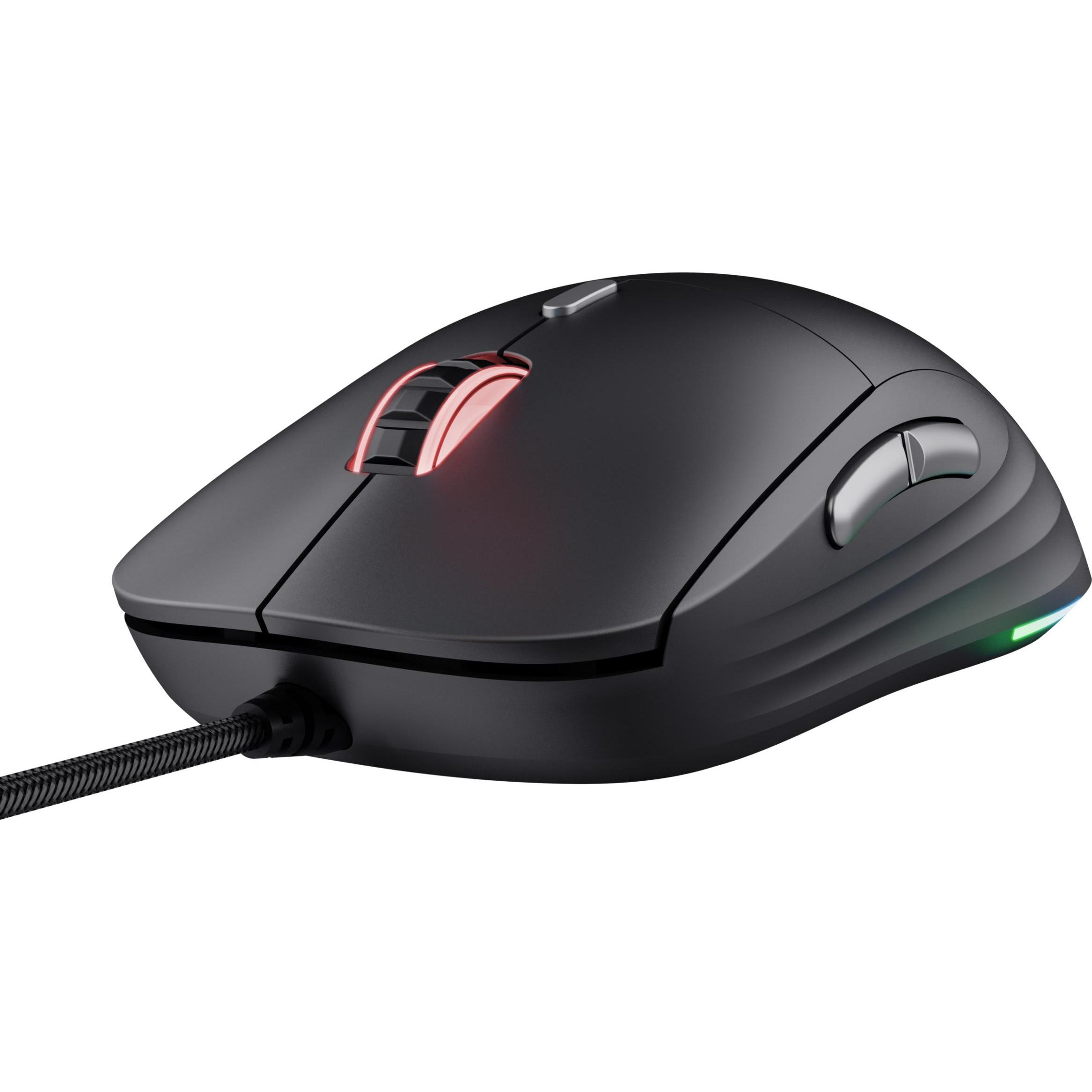 Thumbnail - Trust GXT925 REDEX II LIGHT (Kabelgebunden), Maus, Schwarz