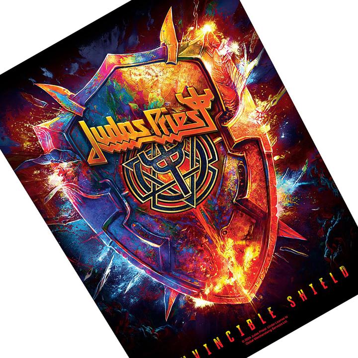 Actual product image Judas Priest Invincible Shield Patch (36 x 30 cm)