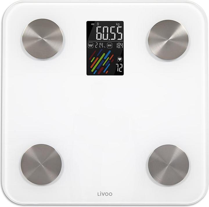 Produktbild Livoo Angeschlossene Personenwaage mit Impedanzmesser (180 kg)