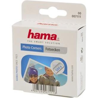 Hama, Fotokleber + Posterkleber, Fotoecken-Spender, 500 Ecken, Transparent