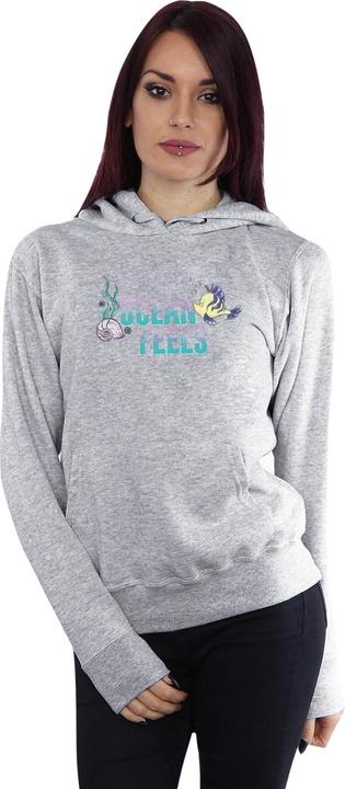 Actual product image Disney Womens/Ladies The Little Mermaid Ocean Hoodie (S)