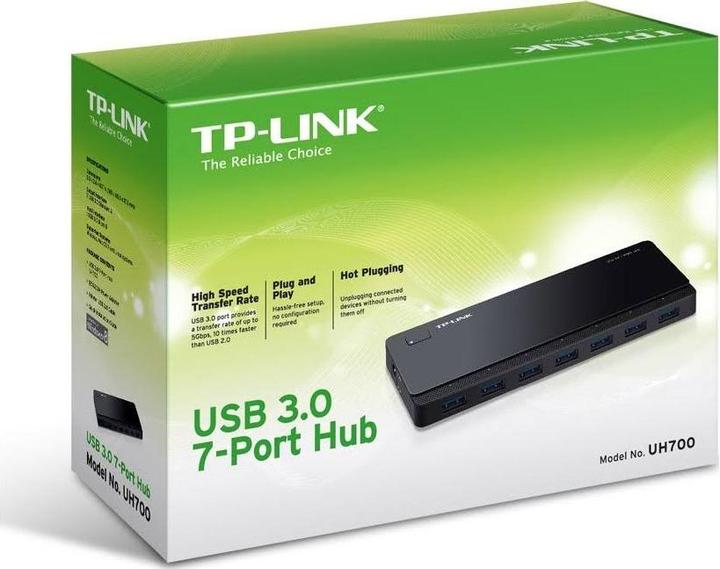 Image du produit TP-Link Uh720 (Micro USB, 7 ports)