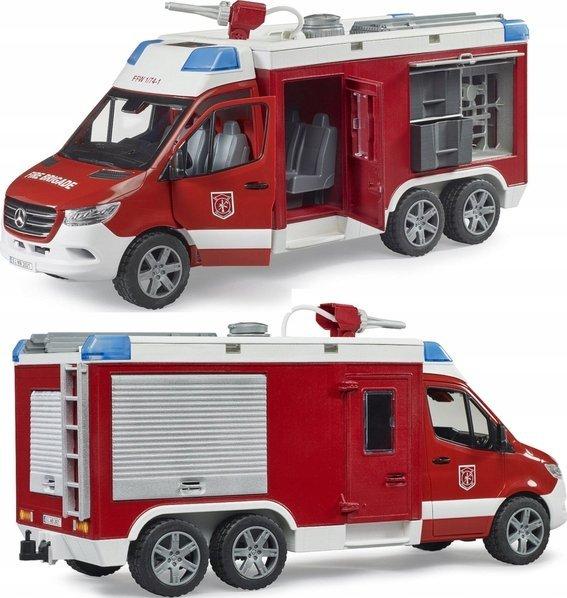 Productafbeelding Bruder 02680 MB Sprinter Brandweerwagen met Licht + Geluidsmodule