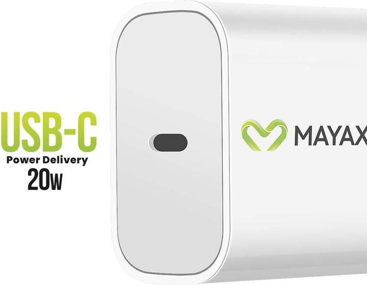 Produktbild Mayaxess USB-C Ladegerät 20W Schnell für iPhone 17 (20 W)