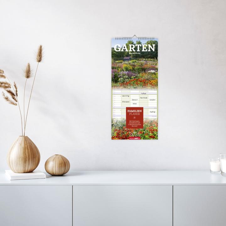 Produktbild Garten Familienplaner 2026 (22 x 48 cm, Deutsch)