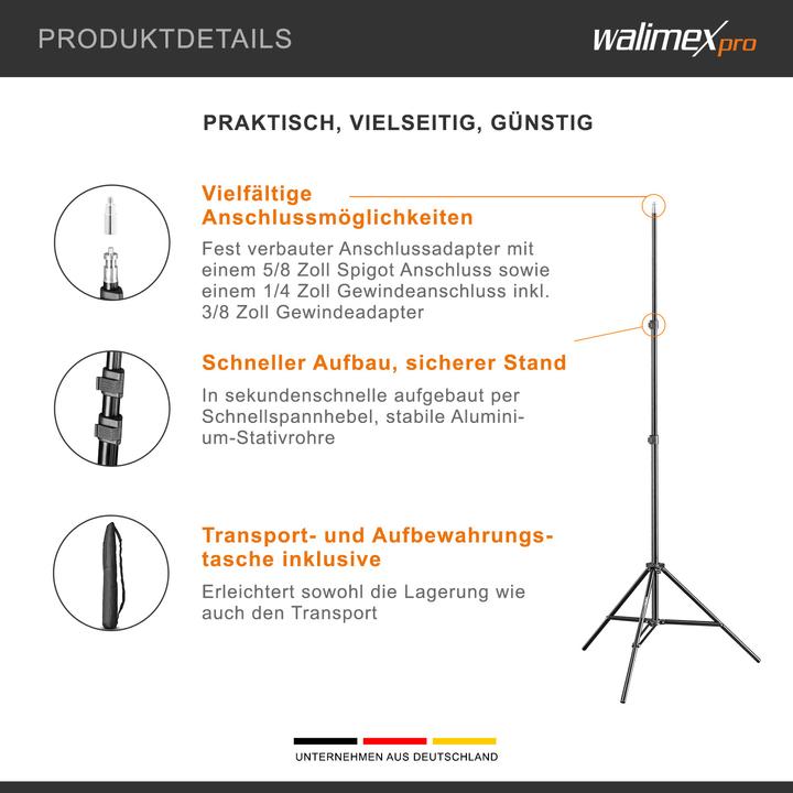 Immagine prodotto Walimex pro Per WT-803 (200 cm, 3.50 kg)