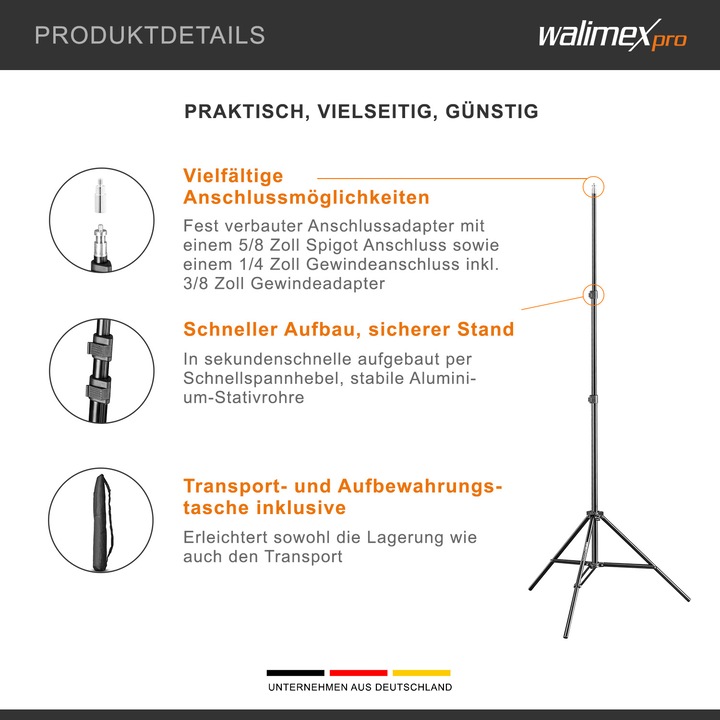 Actual product image Walimex pro Per WT-803 (200 cm, 3.50 kg)