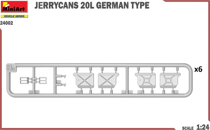 Actual product image 1:24 German petrol can 20L