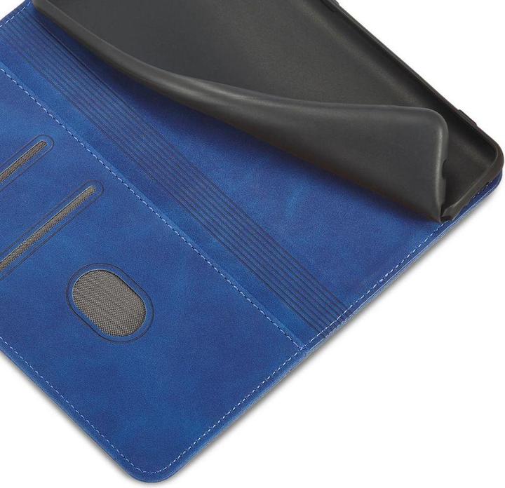 Actual product image Hurtel Magnet Fancy Case for Samsung Galaxy S23 Ultra Cover with Flip Wallet Stand Blue (Samsung Galaxy S23 Ultra)