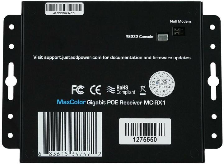 Actual product image Just Add Power IP Receiver VBS-MAX-RX-1 HDMI, PoE, 4K/60