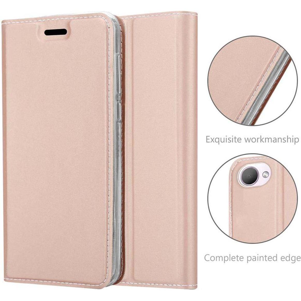 Thumbnail - Cadorabo Book Classy Style Cover (HTC Desire 12), Smartphone Hülle, Rosa