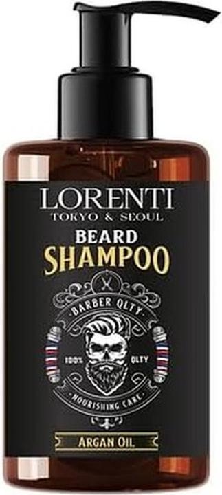 Lorenti Männer Bartpflege-Set Shampoo 200ml Bartöl 100ml Balsam