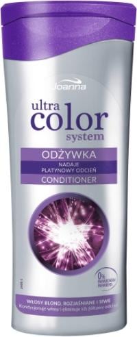 Joanna Ultra Color System Conditioner Forond Lightened & Grey Hair Conditioner For Platinum Shade (200 ml)