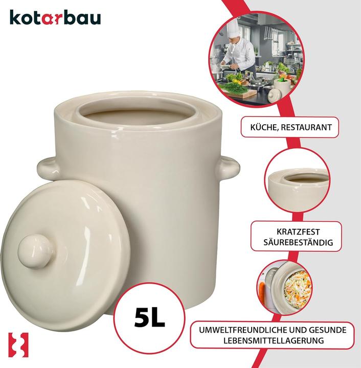 Produktbild Kotarbau Sauerkrauttopf (5 l)