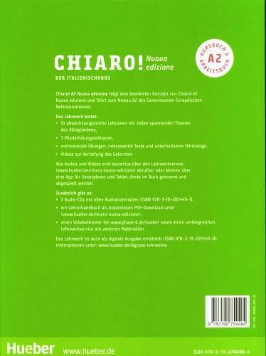 Actual product image Chiaro! A2 - Nuova edizione. Il corso di italiano - corso e libro di lavoro con audio e video (Italian, Giulia de Savorgnani, Cinzia Cordera Alberti, 2021)