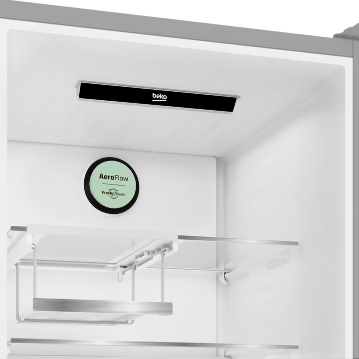 Produktbild Beko B5RCNE405LXP Kühlschrank mit Gefrierfach Freie Aufstellung 355 L T Edelstahl (355 l)