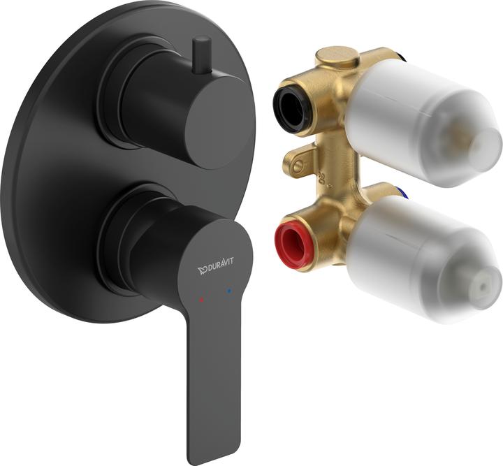 Produktbild Duravit D-Code Einhebelmischer Unterputz Set, 2 Verbraucher