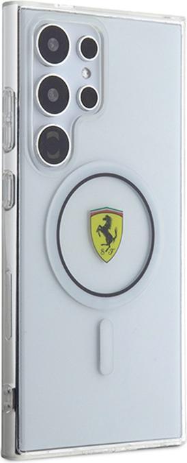 Produktbild Ferrari FEHMS24LU3CLK S24 Ultra S928 czarny/black hardcase IML Transp Inner Circle Line MagSafe (Samsung Galaxy S24 Ultra)