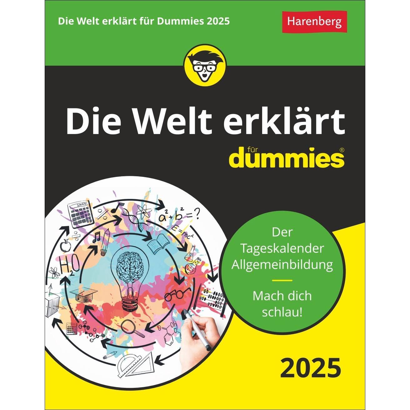 Thumbnail - Harenberg, Agenda, Die Welt erklärt für Dummies Tagesabreisskalender 2025 (Deutsch)